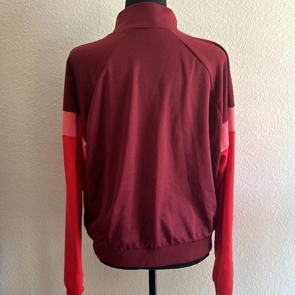 Juicy Couture Claret JXJC Colorblock Tricot Track Jacket Size Large - Picture 9 of 12